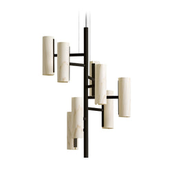 Candelabru metal si furnir, Black Note