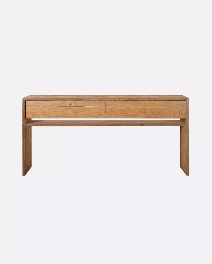 Consola lemn masiv teak, Erosi
