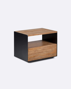 Noptiera lemn masiv teak, Geox