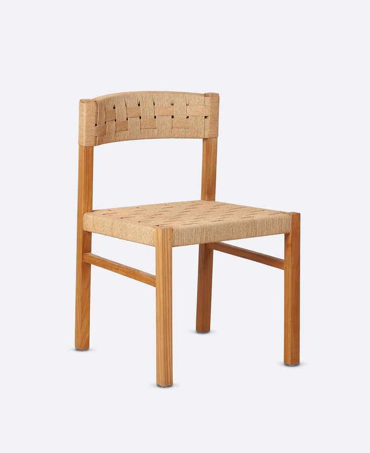 Scaun dining lemn masiv tec, Cora