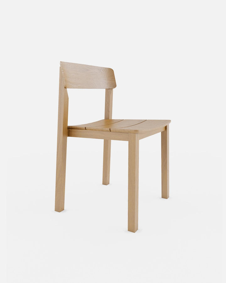 Scaun exterior dining lemn masiv tec, RAWI WA