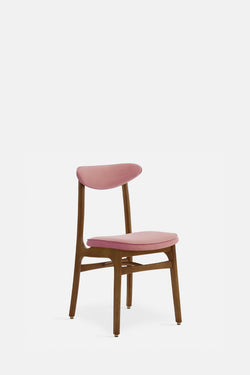 Scaun din lemn masiv si catifea roz, Colectia 200
