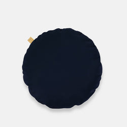 Perna ecologica rotunda din catifea albastru indigo, 366 Concept