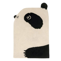 Covor lana lucrat manual, Panda