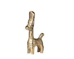 Decoratiune metal auriu, Lucky Animal S