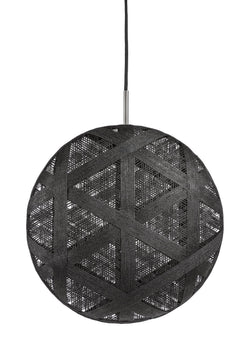 Lustra textil negru, Hexagonal design, Chanpen
